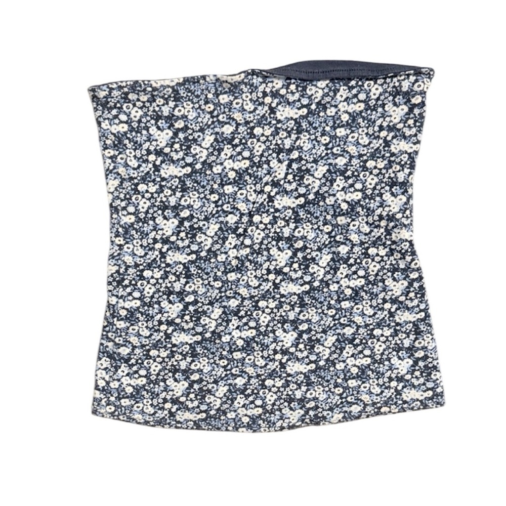 Floral Print Tube Top Girls Size XS